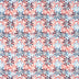 Singer Fabric, 100% Cotton, Red, Wht Blue Fireworks On White, Cut by the Yard