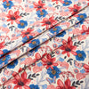 Singer Fabric, 100% Cotton, Flags & Flowers, Cut by the Yard