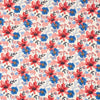 Singer Fabric, 100% Cotton, Flags & Flowers, Cut by the Yard