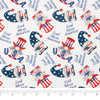 Singer Fabric, 100% Cotton, Usa Gnomes, Cut by the Yard