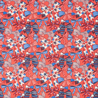 SINGER® Fabric, 100% Cotton, USA Ribbons, Cut by the Yard