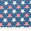 Singer Fabric, 100% Cotton, Stripes In Stars On Dots, Cut by the Yard