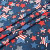 Singer Fabric, 100% Cotton, Stars Allover On Navy, Cut by the Yard