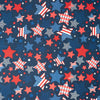 Singer Fabric, 100% Cotton, Stars Allover On Navy, Cut by the Yard
