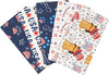 SINGER®  Fabric, 100% Cotton, 18 x 21 Inches, 5 Piece Fat Quarter Bundle, Usa & Dogs