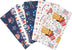 SINGER®  Fabric, 100% Cotton, 18 x 21 Inches, 5 Piece Fat Quarter Bundle, Usa & Dogs