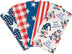 SINGER®  Fabric, 100% Cotton, 18 x 21 Inches, 5 Piece Fat Quarter Bundle, Stars & Gnomes