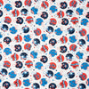 SINGER®  Fabric, 100% Cotton, 18 x 21 Inches, 5 Piece Fat Quarter Bundle, Football Pack