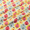 Singer Fabric, 100% Cotton, Colorful Ladybugs, Cut by the Yard