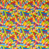 Singer Fabric, 100% Cotton, Rainbow Packed Colored Pencils, Cut by the Yard