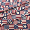 Singer Fabric, 100% Cotton, Patch Stars Stripes, Cut by the Yard