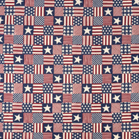 SINGER® Fabric, 100% Cotton, Patch Stars Stripes, Cut by the Yard