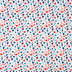 Singer Fabric, 100% Cotton, Red Wht Blue Watercolor Dots, Cut by the Yard