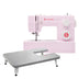 SINGER® Heavy Duty 4452 Rosewater Pink Sewing Machine & Extension Table Bundle