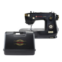 Paquete de máquina de coser SINGER® HD500 Classic negra y funda de transporte rígida
