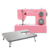 Ensemble machine à coudre SINGER® « Heavy Duty 4411 » rose et table d’extension