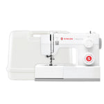 Lote de máquina de coser SINGER® « Heavy Duty 4452 » en color blanco y maletín rígido