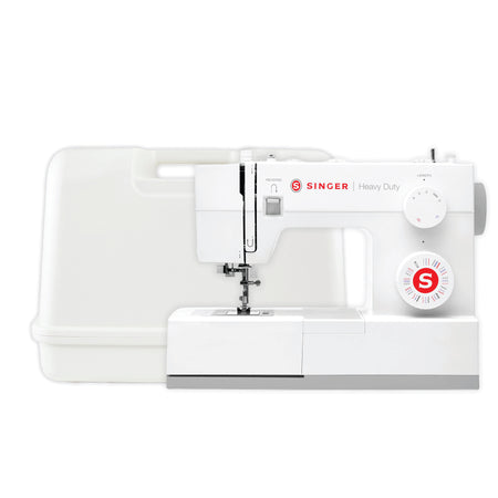 SINGER® Heavy Duty 4452 White Sewing Machine & Hard Case Bundle