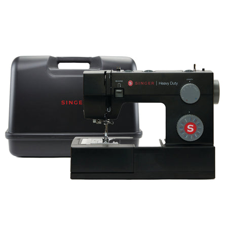 SINGER® Heavy Duty 4432 Black Sewing Machine & Black Universal Hard Case Bundle