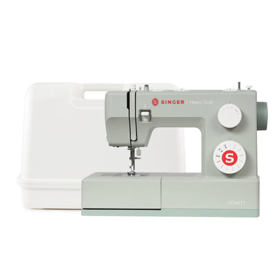 SINGER® Heavy Duty 4511™ Sage Sewing Machine & Hard Case Bundle