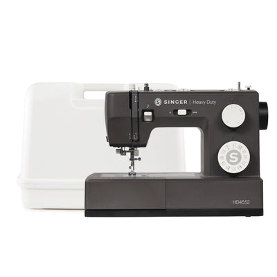 SINGER® Heavy Duty 4552™ Charcoal Sewing Machine & Hard Case Bundle