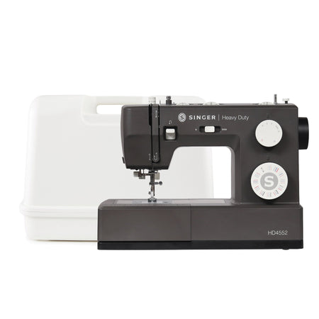 SINGER® Heavy Duty 4552™ Next Evolution Charcoal Sewing Machine & Hard Case Bundle