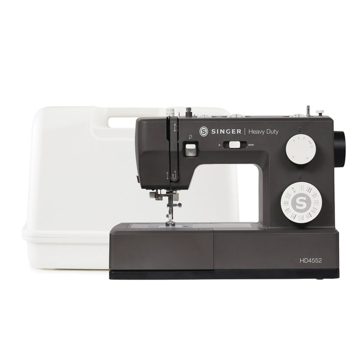 SINGER® Heavy Duty 4552™ Charcoal Sewing Machine & Hard Case Bundle
