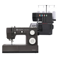 SINGER® Heavy Duty Charcoal Sewing & Serger Bundle