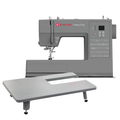Ensemble machine à coudre informatisée SINGER® Heavy Duty 6600C et table d'extension