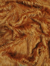 Light Brown Solid Gorilla Animal Long Pile Faux Fur Fabric / Sold By The Yard