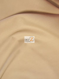 Poly Cotton Fabric Solid Heavyweight Uniform / Sand / Sold By The Yard