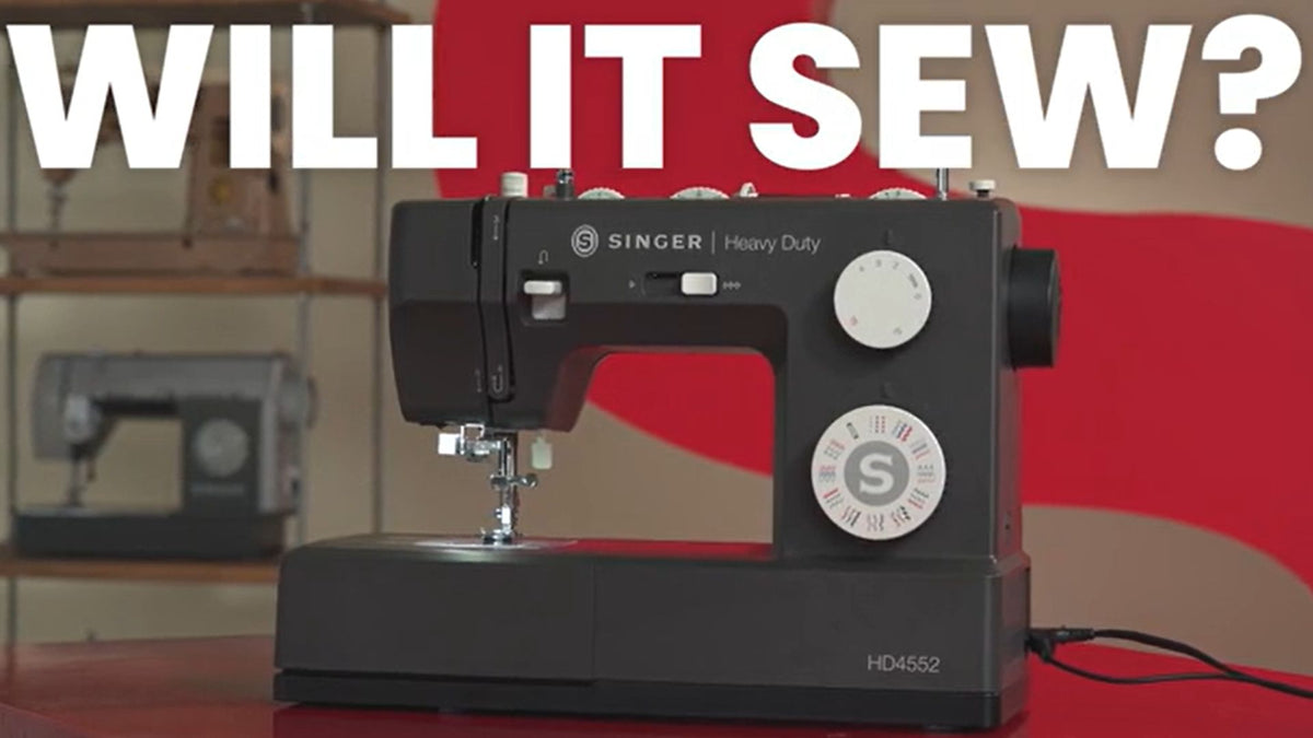Witness the incredible power of the SINGER Heavy Duty Next Evolution sewing machine in action! 