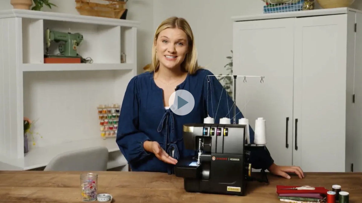 Get More from Your SINGER® HD0500S Classic Black Serger