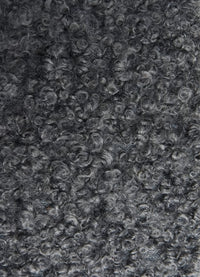 Gris carbón / Tejido de felpa Sherpa
