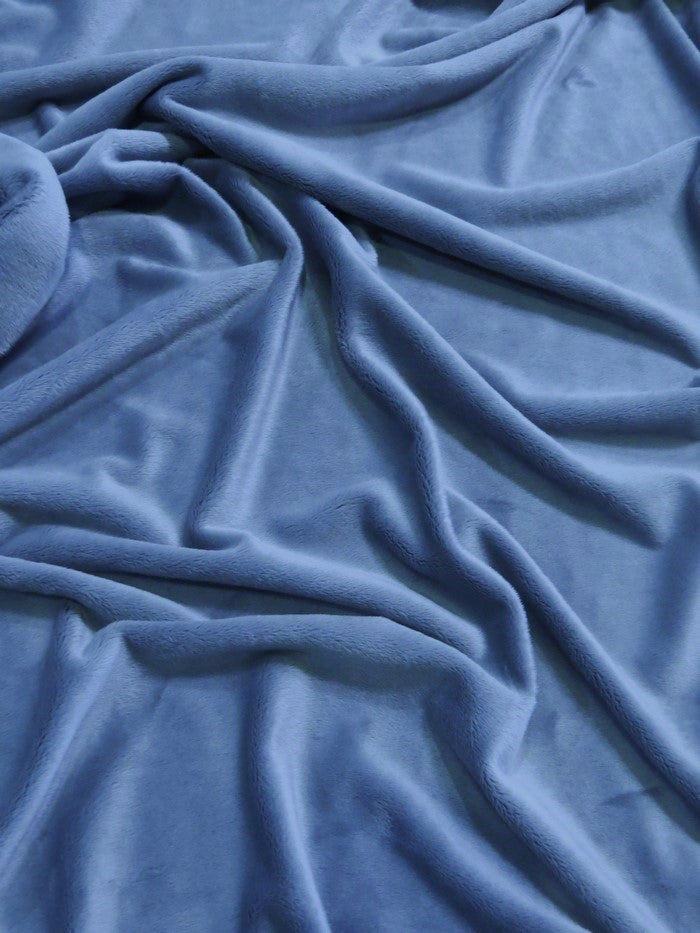 Denim Minky Solid Baby Soft Fabric | SINGER®