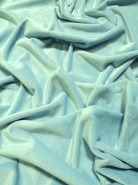 Tela Minky lisa «Icy Mint», suave como la piel de un bebé