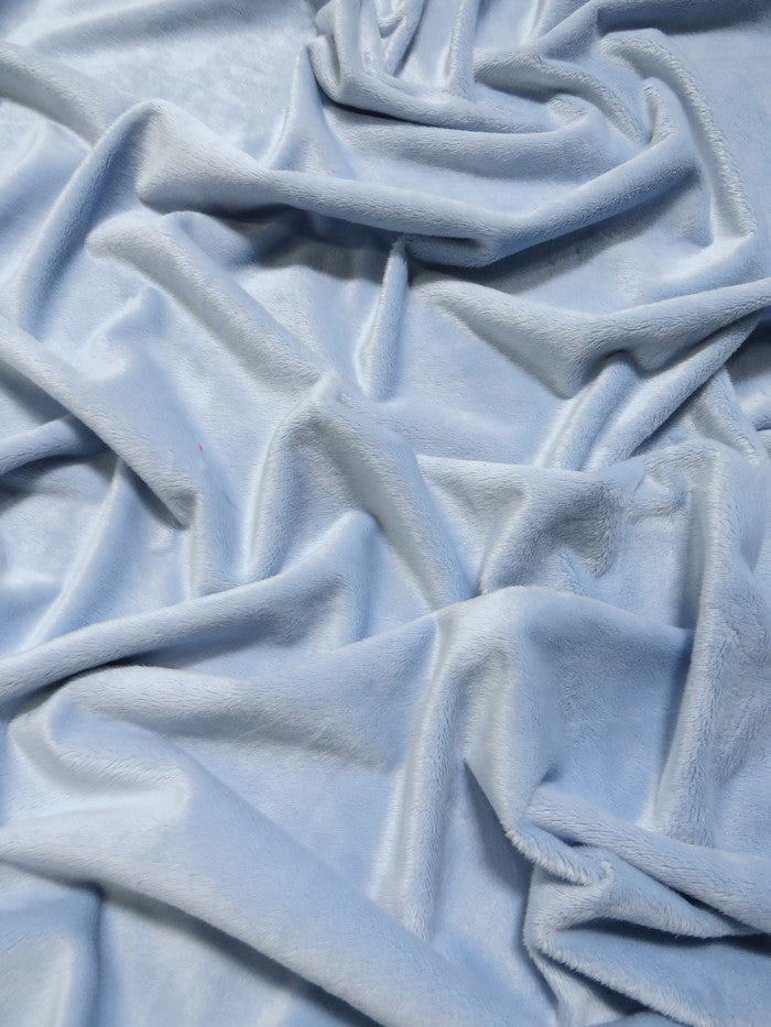 Soft Solid Light Blue Minky Solid Baby Soft Fabric | SINGER®