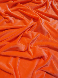 Tela Minky lisa de color coral neón, suave como la piel de un bebé / Se vende por metros
