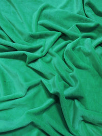 Tela Minky lisa y suave para bebé en color verde mar
