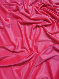 Tela Minky lisa de color rosa chillón, suave como la piel de un bebé