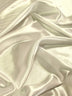 Solid Medium Weight Shiny Satin Fabric / Ivory