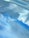 Solid Medium Weight Shiny Satin Fabric / Silver