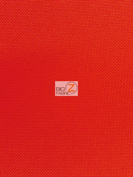 Solid Canvas Outdoor Waterproof PVC Backing Fabric / Red / Sold By The Yard Closeout!!!