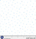 Sorbet Flannel White With Blue Tonal Dots Cotton 44" / 45" Fabric per yard