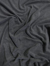 Solid Fleece Fabric / Black