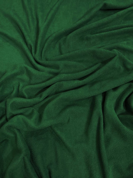 Solid Fleece Fabric / Hunter Green||color:Hunter Green