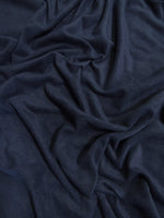 Tejido de forro polar liso / Azul marino