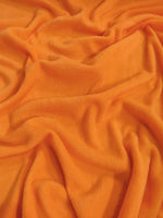 Tejido de forro polar liso / Naranja