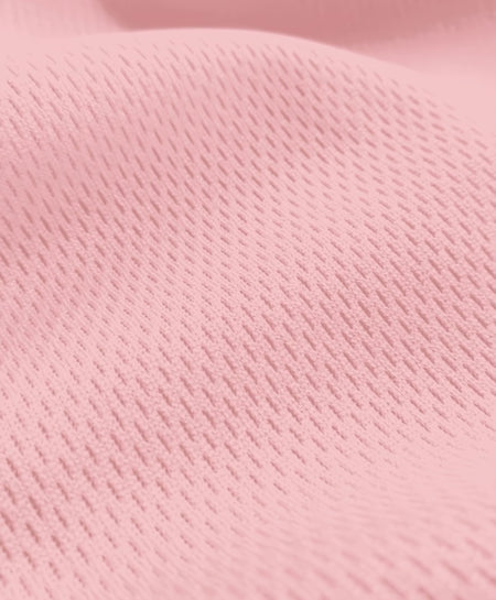 Heavy Sports Mesh Activewear Jersey Fabric / Light Pink / Sold By The Yard