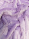 Tela de piel sintética de pelo corto / Lavanda / Se vende por yardas (liquidación)